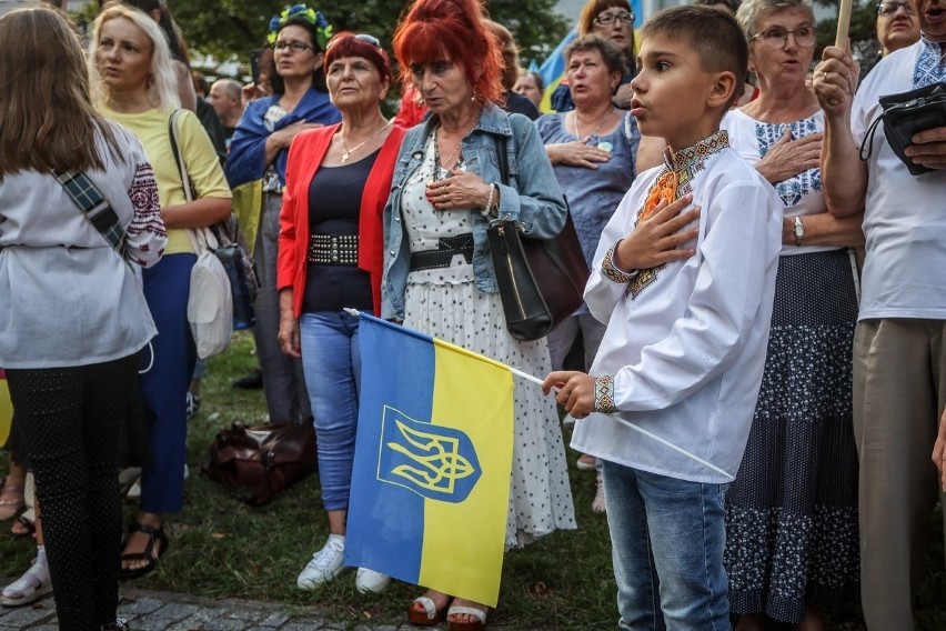 24.08.2022 r. Ukraińcy w Gdańsku świętowali swój Dzień...