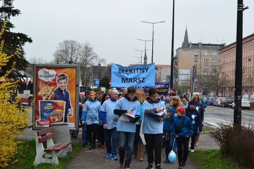 Sosnowiec: ulicami miasta przeszedł Błękitny Marsz [ZDJĘCIA]