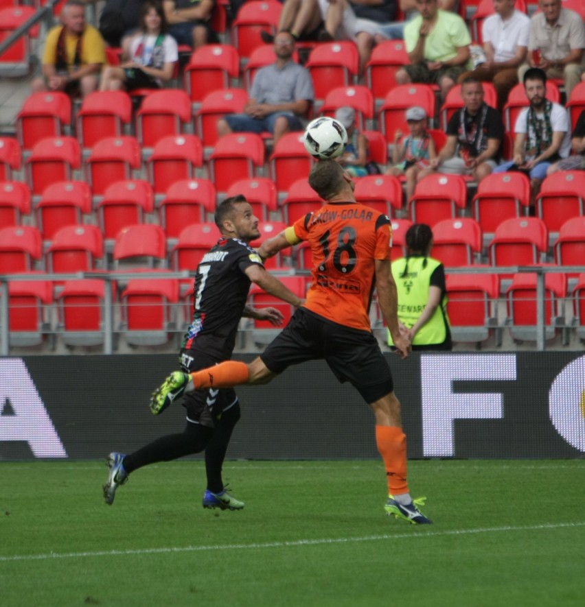 GKS Tychy - Chrobry Głogów 1:1. Zwycięstwo stracone w ostatniej minucie po rzucie karnym RELACJA, ZDJĘCIA, OPINIE