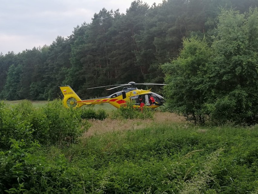 Poważny wypadek na drodze krajowej w gminie Wyśmierzyce.