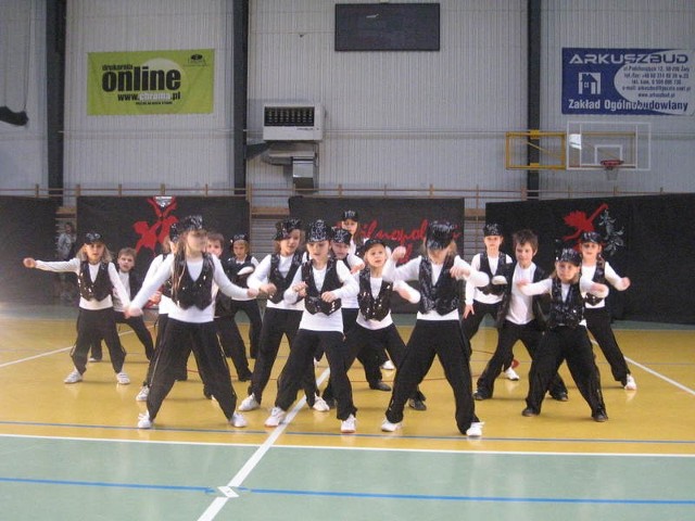 Małe Jumpy z Sulechowa zdobyły pierwsze miejsce w kategorii hip hopu w grupie wiekowej do ośmiu lat.