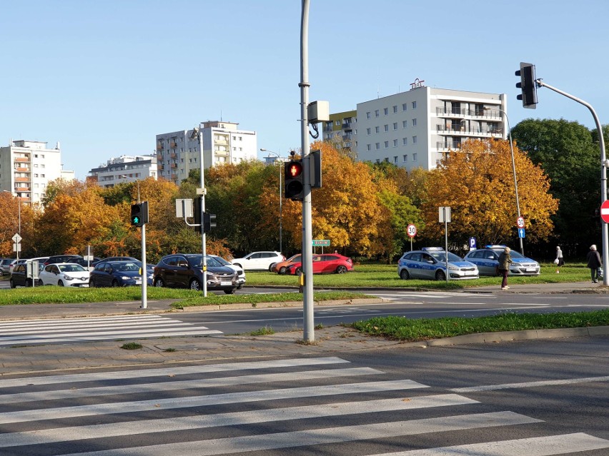 Tak wyglądała w niedzielę, 25 października koło południa...