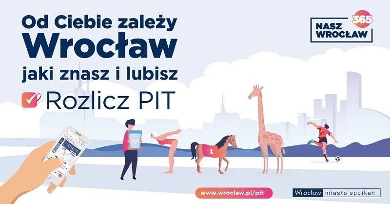 Rozlicz PIT we Wrocławiu, pieniądze pomogą zmieniać miasto...