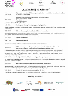 Forum Kobiet Podlasia - program