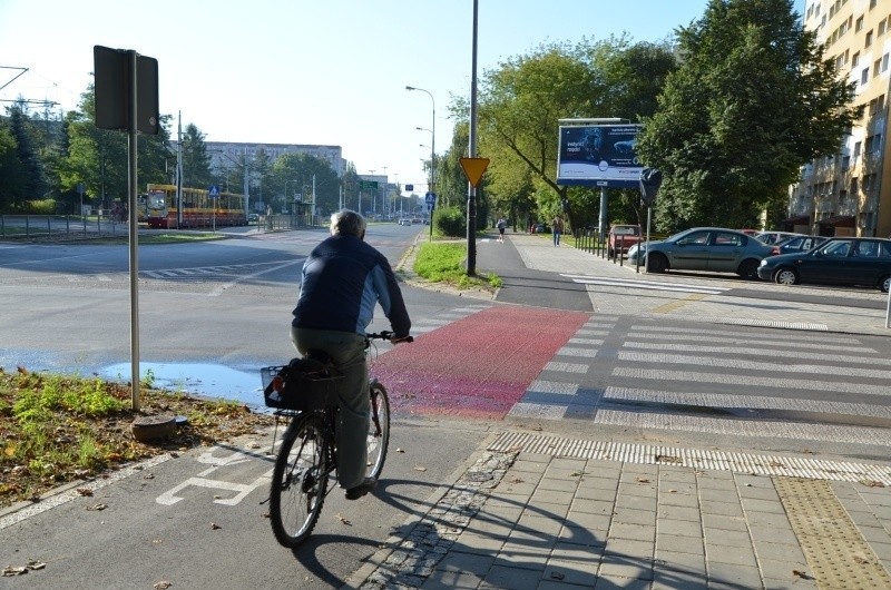 Ścieżka rowerowa wzdłuż ul. Zgierskiej