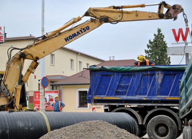 Ulica jest całkowicie rozkopana. Remont drogi ma potrwać do końca listopada.