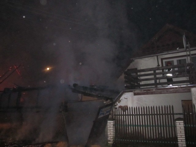Pożar stodoły w Lulewicach.