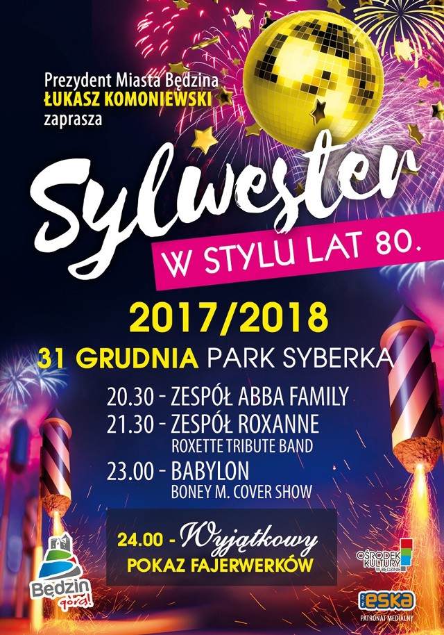 Sylwester w Będzinie - program