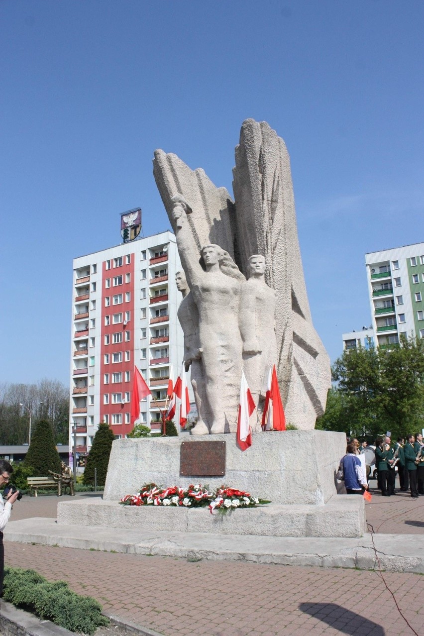 Demonstracja 1 Maja w Dąbrowie Górniczej