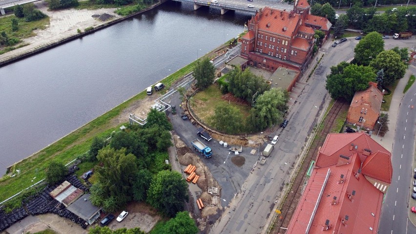 Przebudowa na Międzyodrzu w Szczecinie. Jak idą prace w okolicy Energetyków? Zdjęcia z drona
