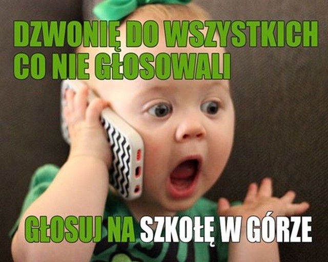 Jeden z kilkudziesięciu memów zachęcających do głosowania stworzony przez pracowników promocji Urzędu Gminy Inowrocław