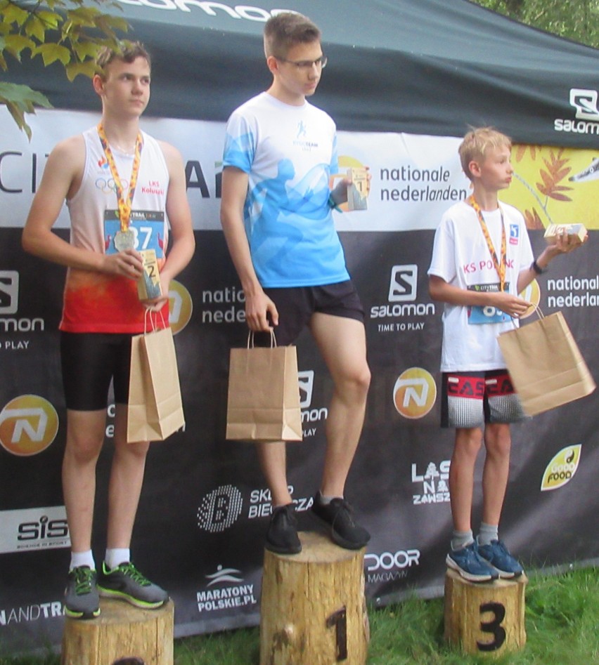 Biegacze LKS Koluszki na podium w letnich zawodach City Trail Junior 2021 w Łodzi