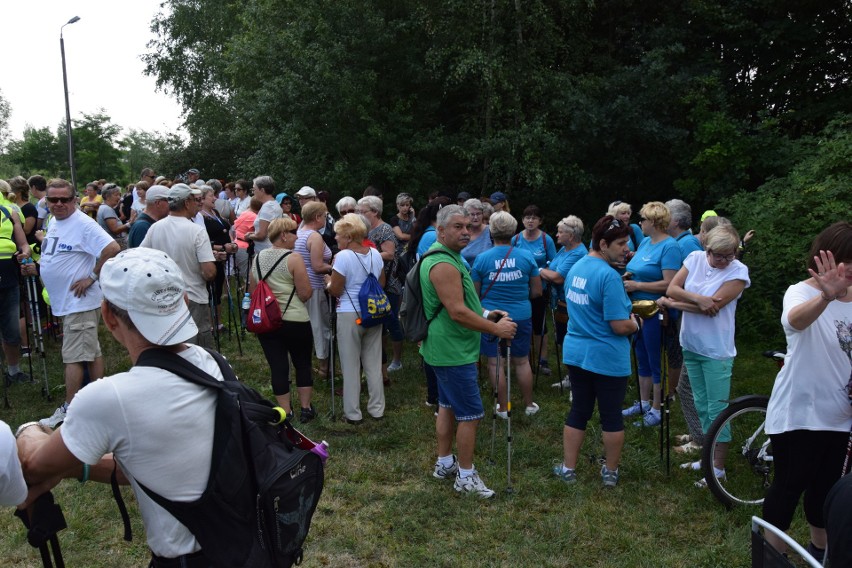 Marsz nordic walking w Zawierciu