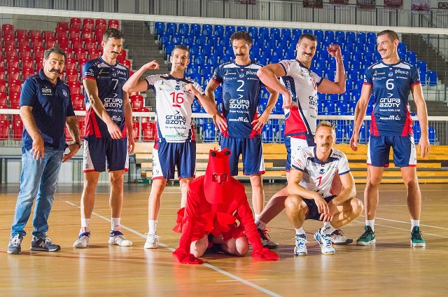 Ambasadorami akcji Movember są m.in. siatkarze klubu ZAKSA Kędzierzyn-Koźle.