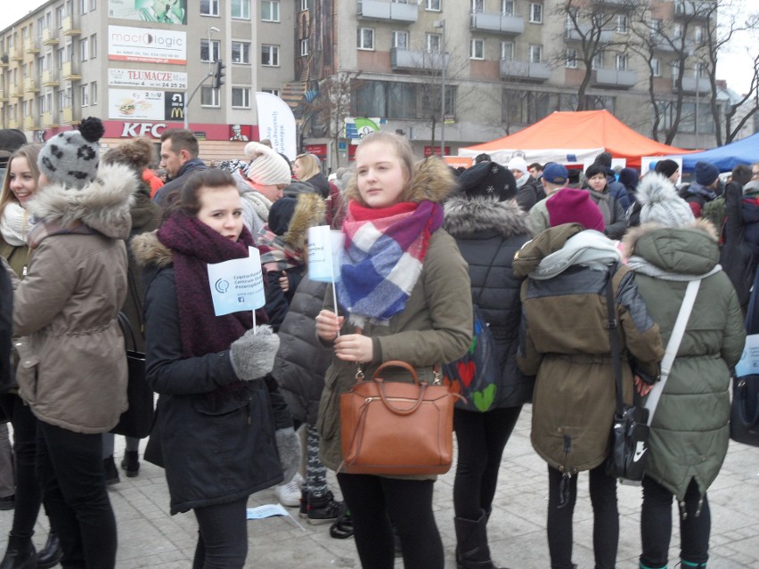 Happening w Częstochowie: zostaw w mieście 1 procent podatku [ZDJĘCIA]