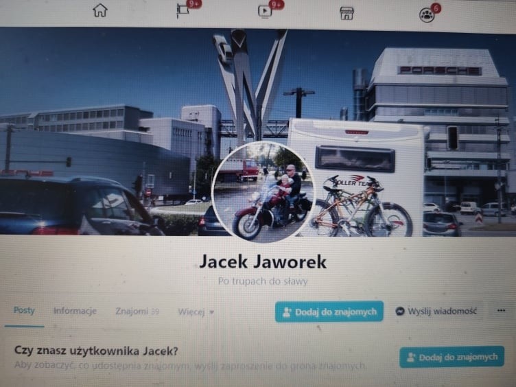 Jacek Jaworek na Facebooku. Wiele wskazuje, że poszukiwany...