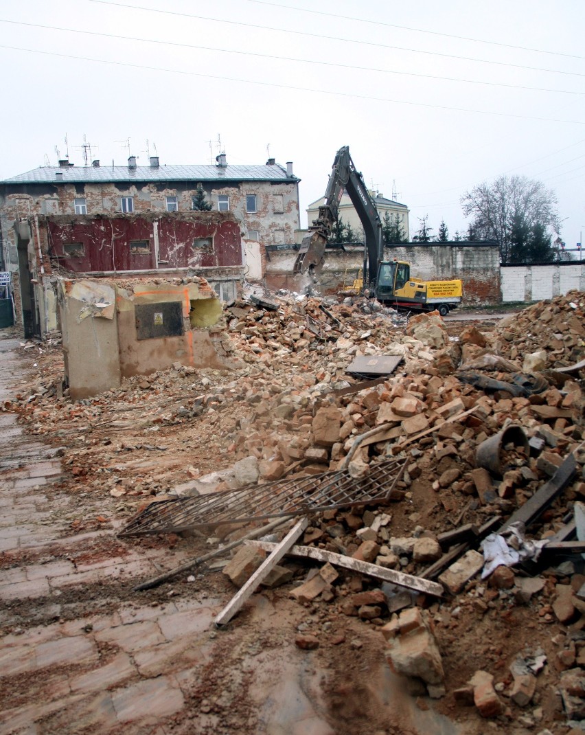 Zburzone kamienice przy ul. 1 Maja w Lublinie. Co powstanie w tym miejscu? Zobacz zdjęcia 