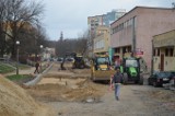 Nowa droga i parkingi koło Skarbka
