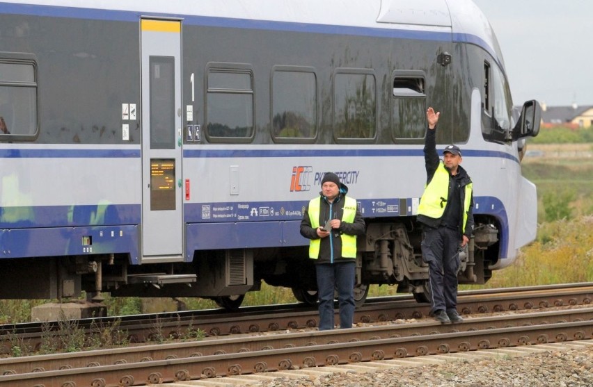 Pociąg InterCity potrącił starszego mężczyznę 