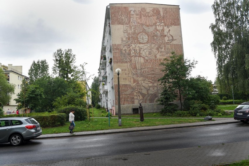 Mural przy ul. Lecha