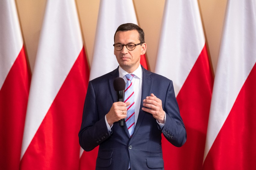 Premier Polski, Mateusz Morawiecki na spotkaniu z...