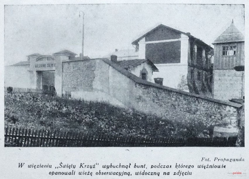 Lata 1920-1925, Zabudowania więzienia na Łysej Górze....
