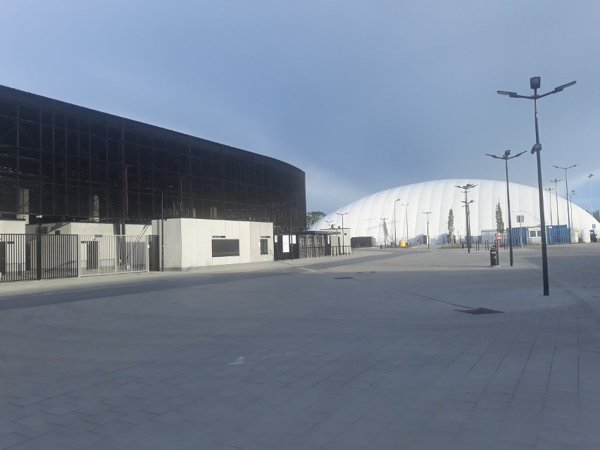Stadion Pogoni Szczecin - stan 25 maja 2021.