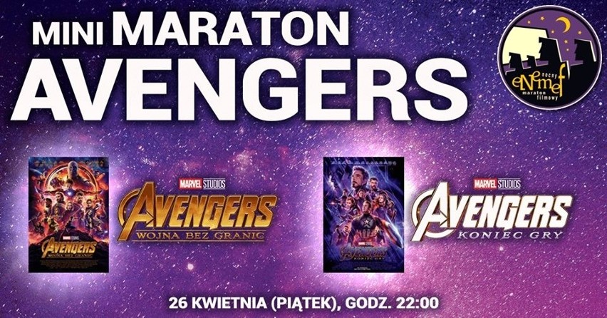 ENEMEF: Mini Maraton Avengers z premierą! Konkurs - zgarnij wejściówki!