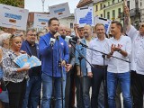 Rafał Trzaskowski oraz Sławomir Nitras promowali w Toruniu akcję "Przypilnuj wyborów"