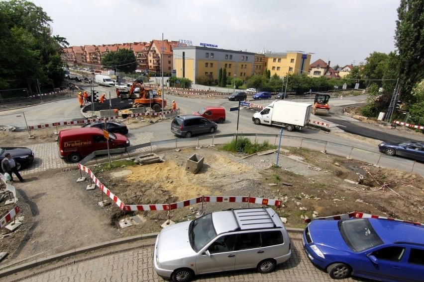 Wrocław: Od dziś jedziemy cześcią nowego ronda na Zwycięskiej (ZDJĘCIA)