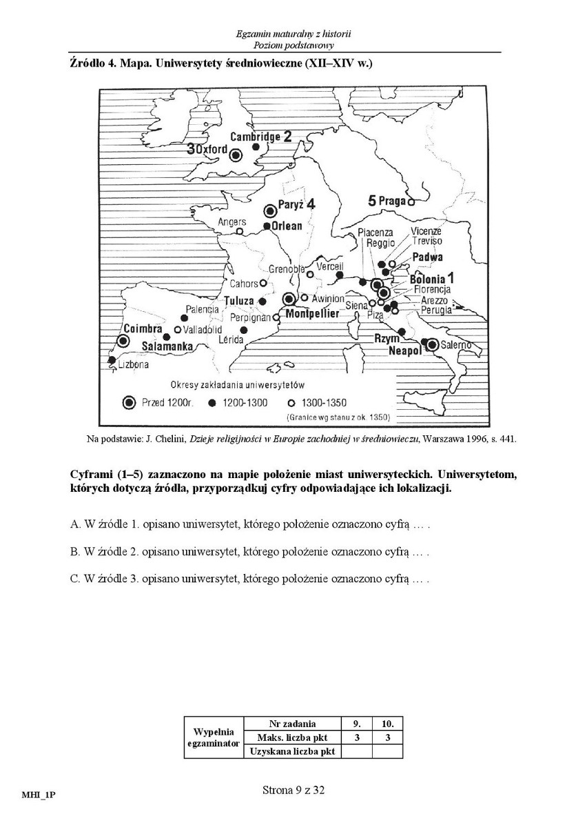 Stara matura 2016: HISTORIA podstawa [ODPOWIEDZI, ARKUSZ...