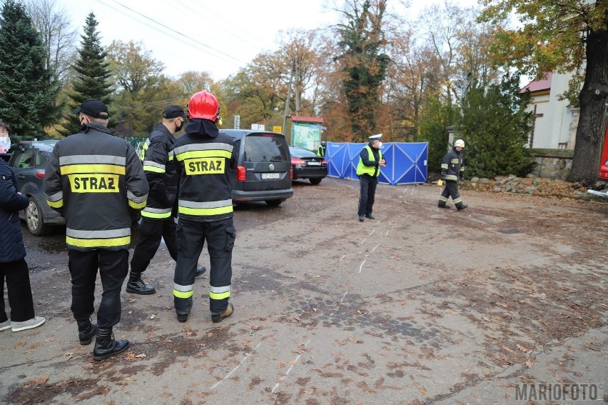 Śmiertelny wypadek w Krasiejowie. W wypadku zginął strażak,...
