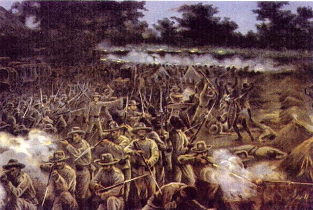 Bitwa pod Marracuene (1895) portugalskich wojsk kolonialnych z królem Gungunhaną (teren współczesnego Mozambiku)