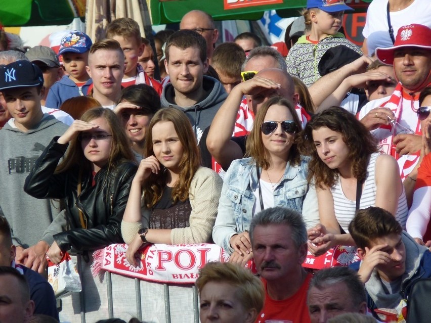 Euro 2016. Strefa kibica w Koszalinie. Mecz Polska - Ukraina