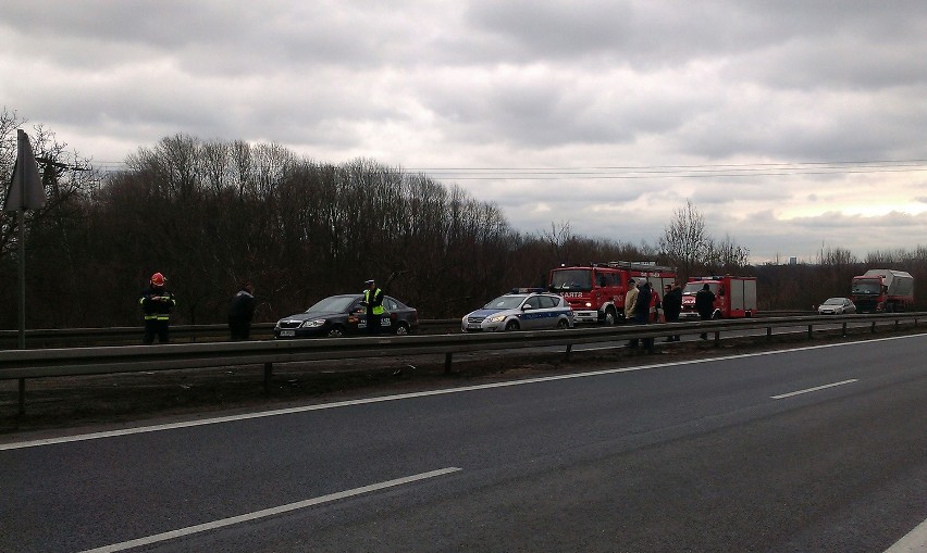 Wypadek w Będzinie na trasie Dk 86