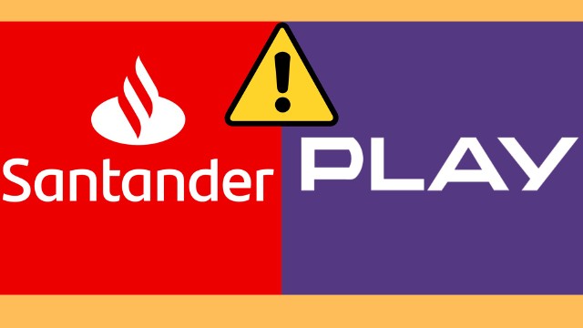 Problemy z działaniem usług Play i Santander bank.
