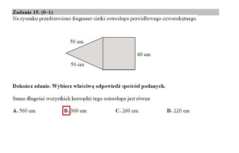 EGZAMIN ÓSMOKLASISTY 2019 MATEMATYKA ODPOWIEDZI, ROZWIĄZANIA, ARKUSZ