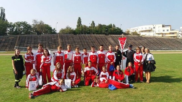 Młodzi przyszli strażacy z Sitna. To liderzy Młodzieżowych Drużyn Pożarniczych. Głosowanie trwa jeszcze do 15 maja.