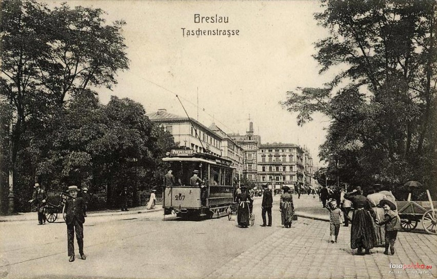 Lata 1900-1903, ulica Piotra Skargi widziana ze skrzyżowania...