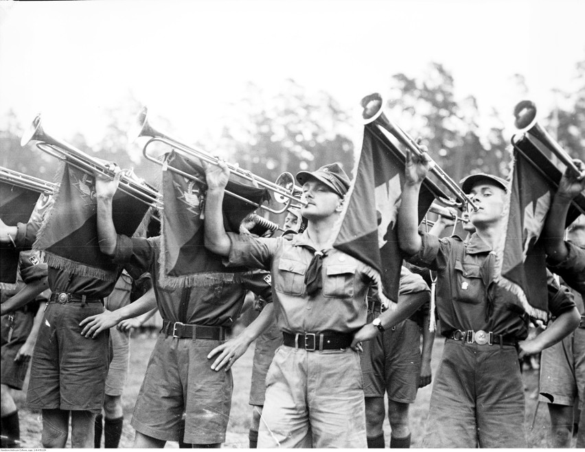 Międzynarodowy zlot harcerzy w Spale, 1935 rok.