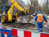 Katastrofa na ulicy Biegańskiego w Łodzi! Ogromna dziura i kilka uszkodzonych aut! ZDJĘCIA