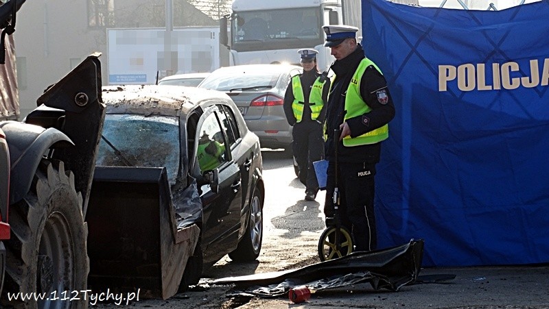 Wypadek w Tychach okazał się śmiertelny