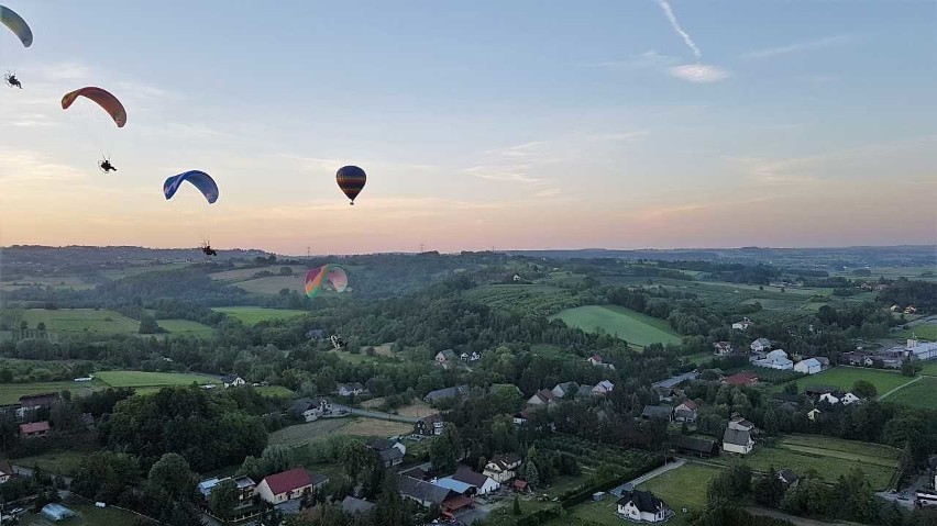 Balony królowały na niebie. Gdów „z lotu ptaka” zachwycał