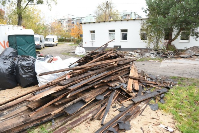 Remont przy ulicy Letniej 20 jest już zaawansowany.