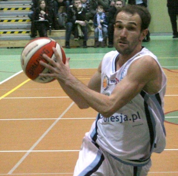 Krzysztof Zarankiewicz był najskuteczniejszy w naszej drużynie. Jednak jego 20 zdobytych punktów nie wystarczyło, by wygrać.