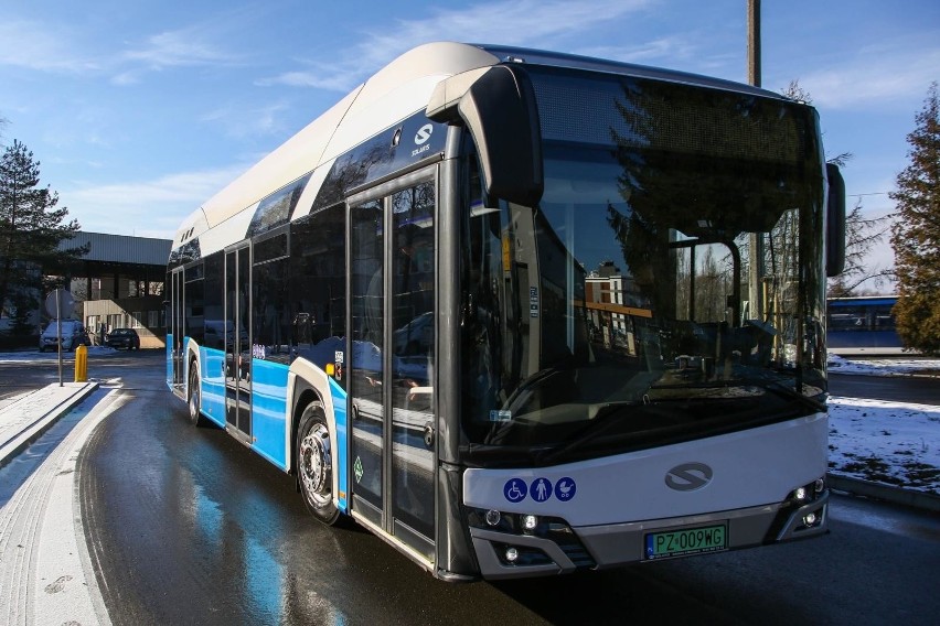 Autobus wodorowy firmy Solaris Bus & Coach Sp. z o.o....