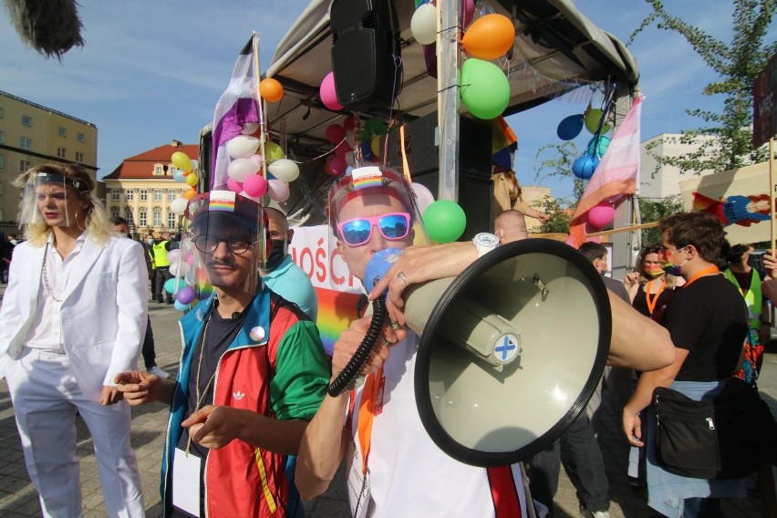 Marsz Równości we Wrocławiu w 2020 roku.