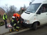 Bus najechał na rowerzystę w Bytowie (zdjęcia) 