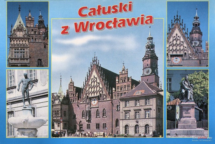 Takie kartki wysyłaliśmy z Wrocławia, pamiętacie? Warto...