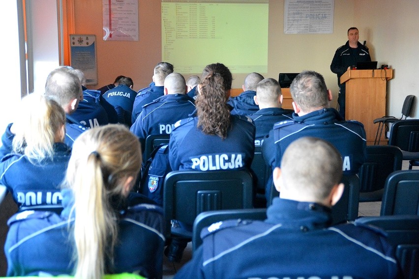 Białystok. Szkolenie policjantów ruchu drogowego
